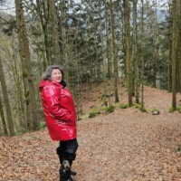 Gummistiefel Keilabsatz Schwarz Wandelei