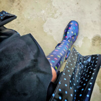Gummistiefel Bunt Punkte