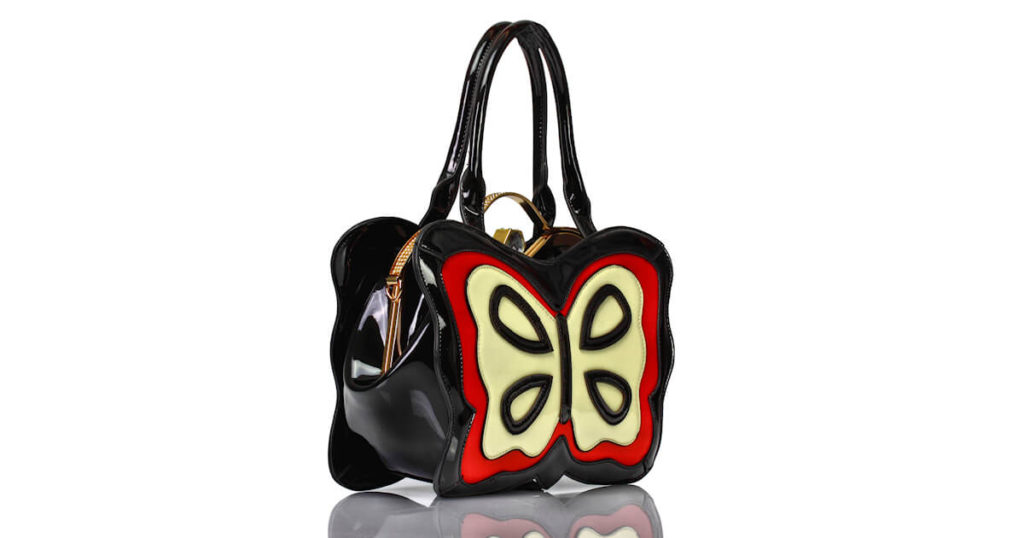 Tasche Schmetterling Lack