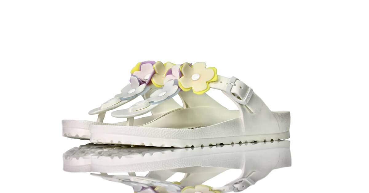 Birkenstock zehentrenner mit blume Clearance