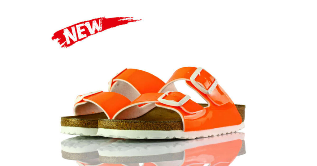 Birkenstock Arizona Neon Orange Lack