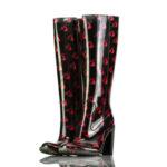 Gummistiefel Absatz Daniela Katzenberger