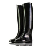 Gummistiefel Reitstiefel Schwarz