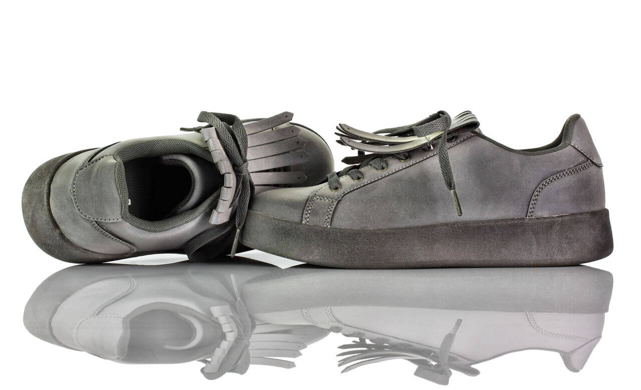Sneakers Grau Silber Fluoreszierend CLO