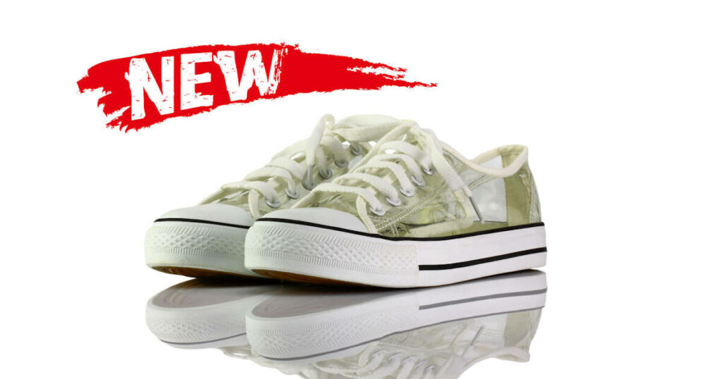 Sneakers Weiß Pvc Transparent