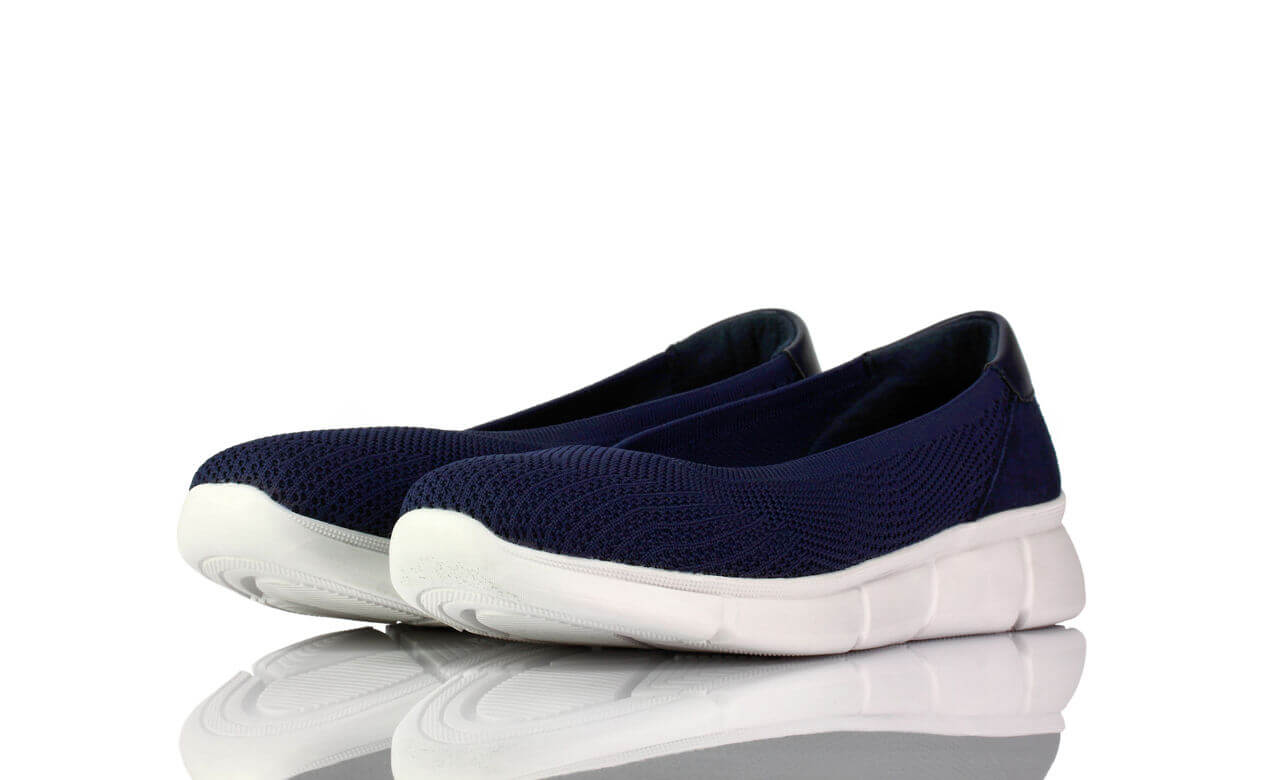 Slipper Blau Weiß Romika
