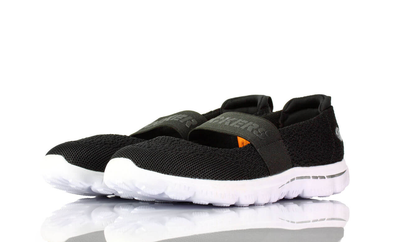 Slipper Schwarz Weiß Dockers