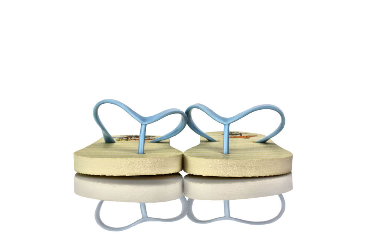 Zehentrenner Blau Beige Snoopy