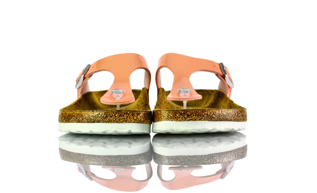 Birkenstock Gizeh Coral Peach Lack