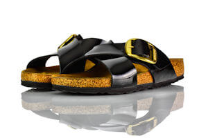 Birkenstock Siena Big Buckle Schwarz Lack