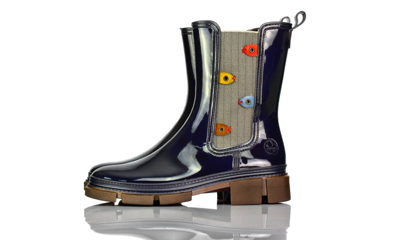 Gummistiefel Mittel Dunkelblau Rieker