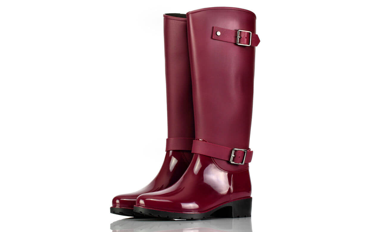 Gummistiefel Violett Jamron