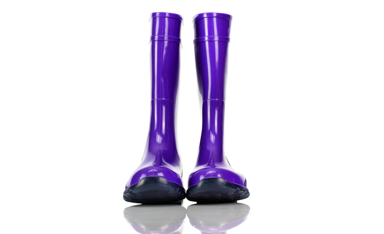 Gummistiefel Lila Dry Walk