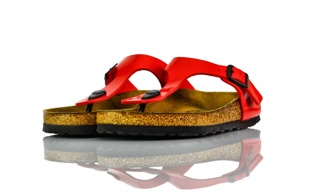 Birkenstock Gizeh Rot Lack