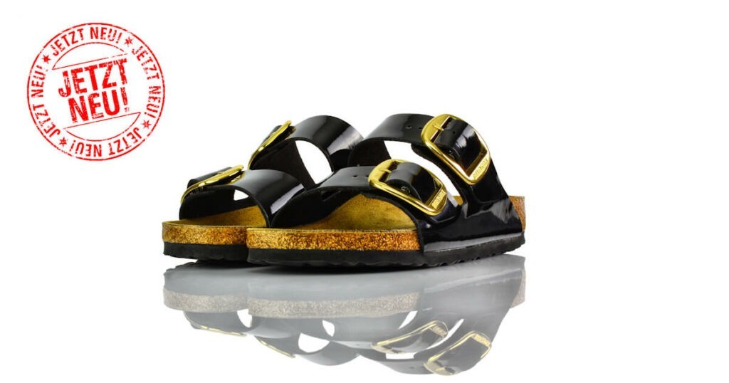 Birkenstock Arizona Big Buckle Schwarz Lack