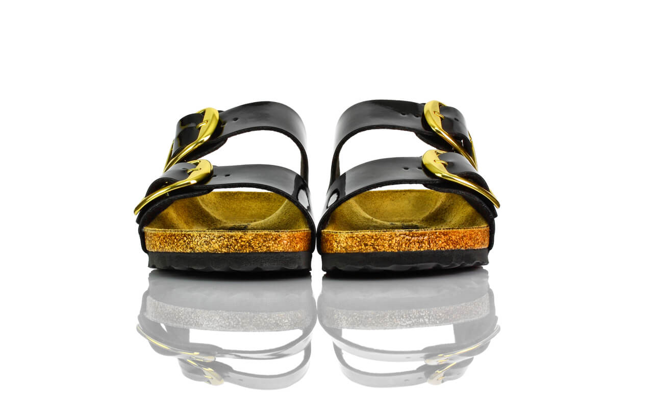 Birkenstock Arizona Big Buckle Schwarz Lack