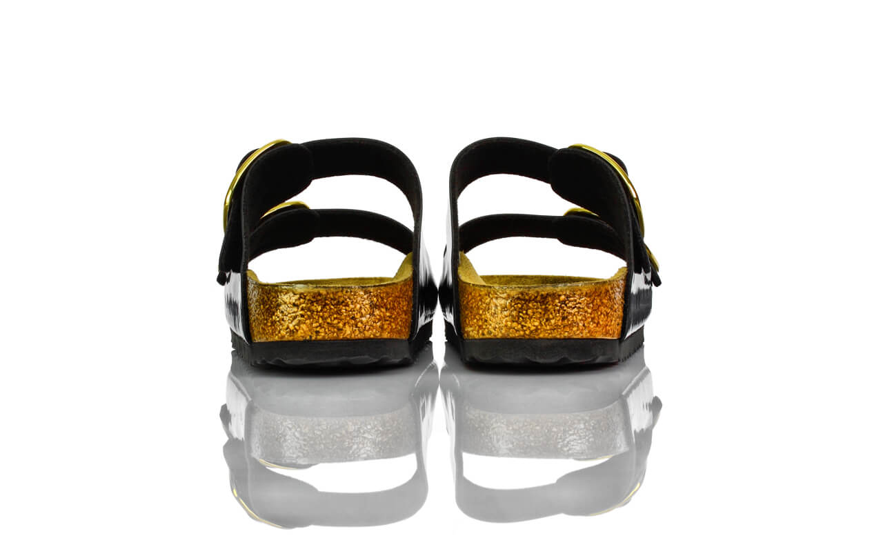 Birkenstock Arizona Big Buckle Schwarz Lack