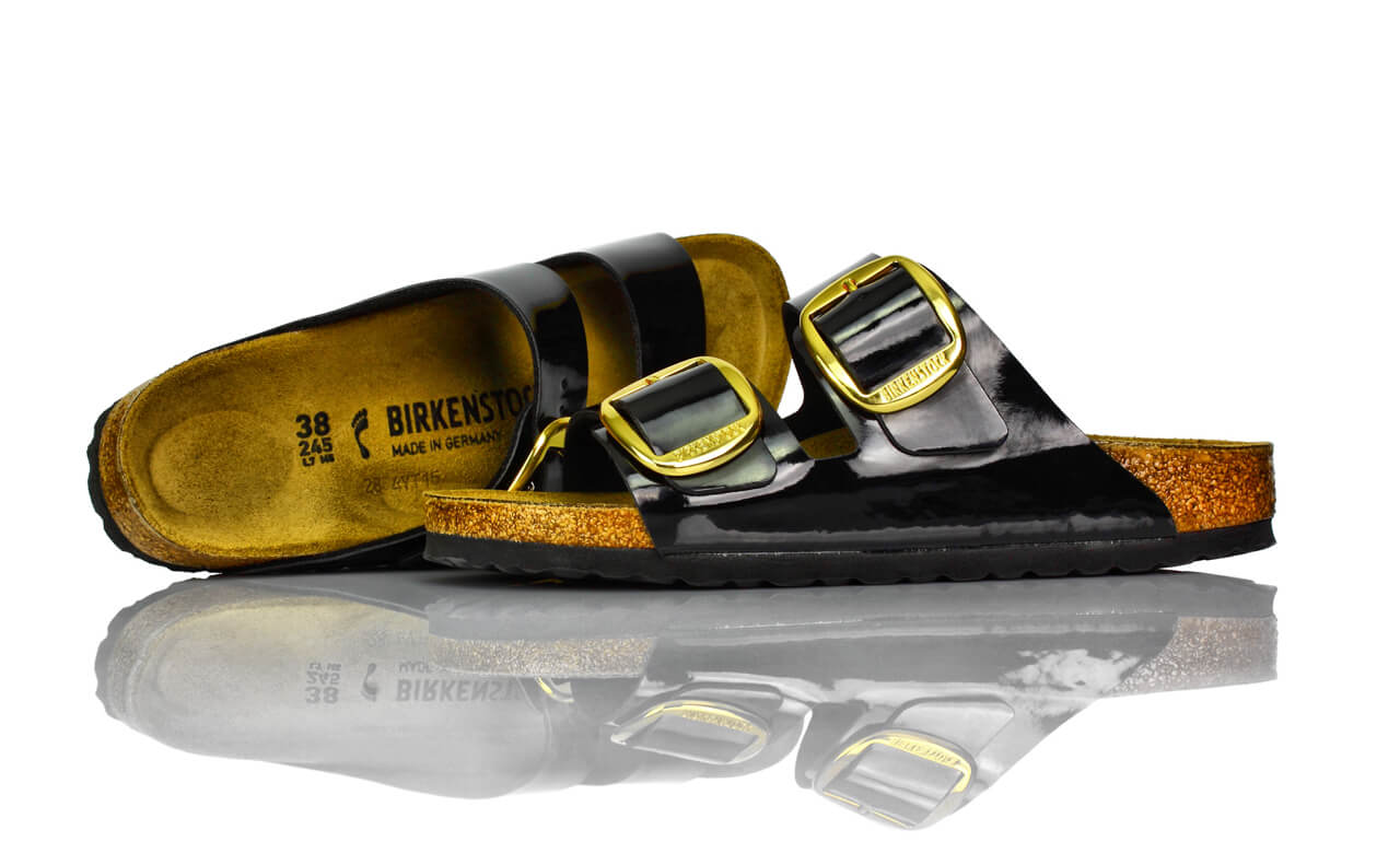 Birkenstock Arizona Big Buckle Schwarz Lack