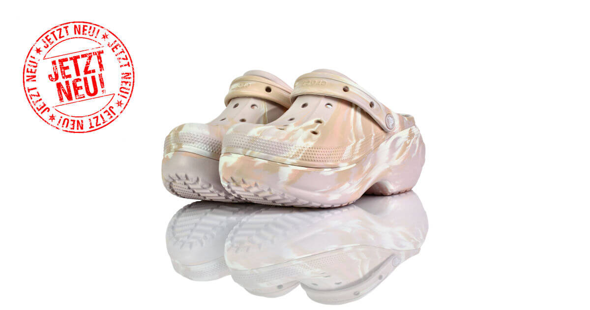 Crocs Plateau Bella Marbled Pink