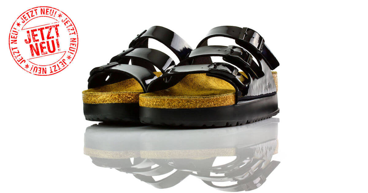 Papillio Plateau Florida Schwarz Lack