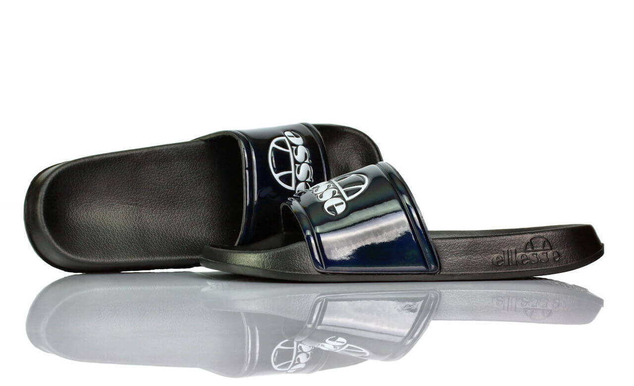 Badeschuhe Schwarz Lack Ellesse