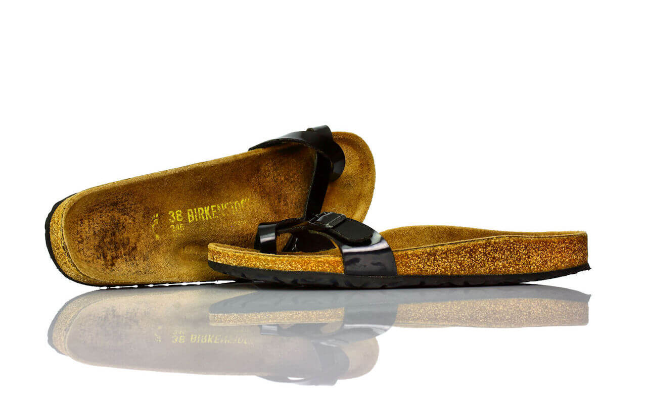 Birkenstock Piazza Schwarz Lack