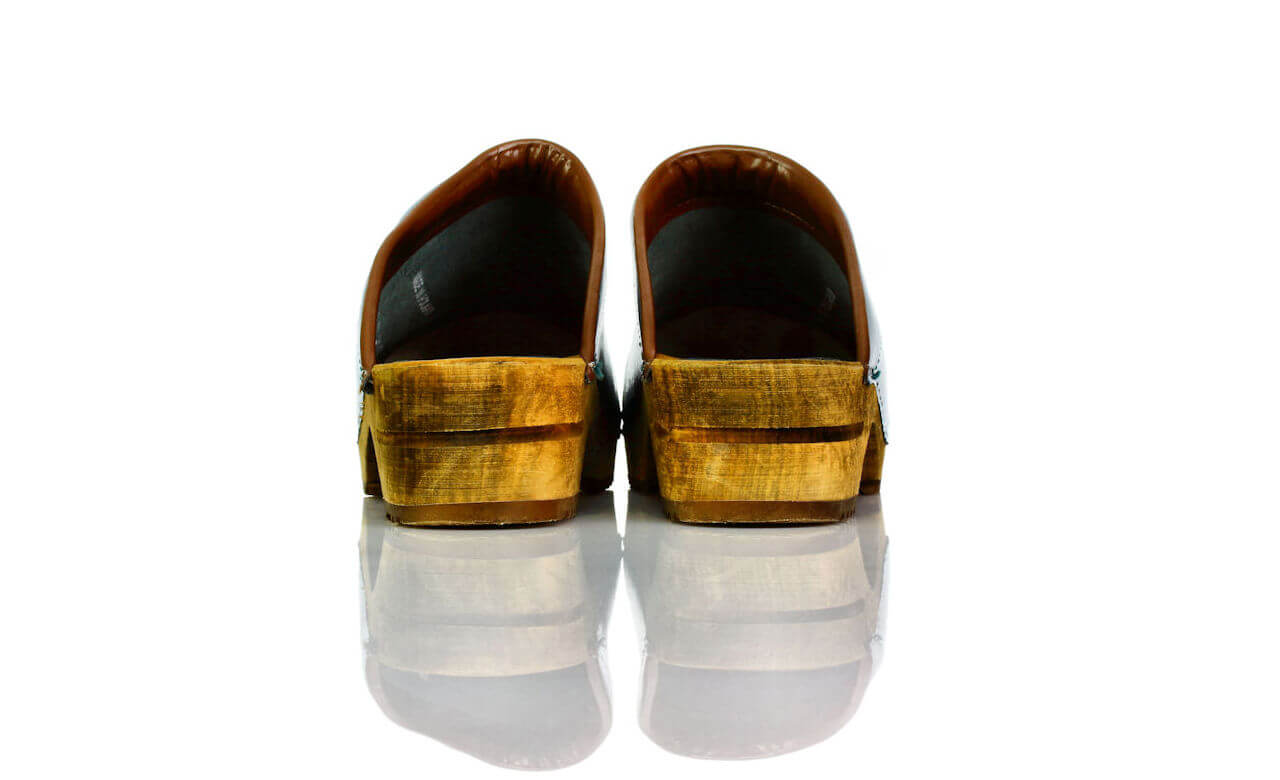 Clogs Sanita Türkis Lack