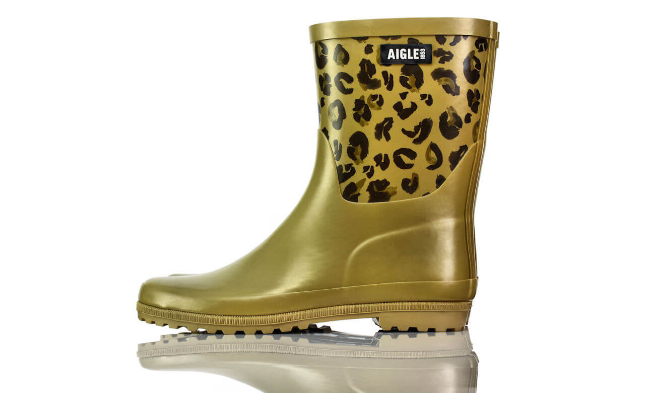 Gummistiefel Mittel Beige Leo Aigle