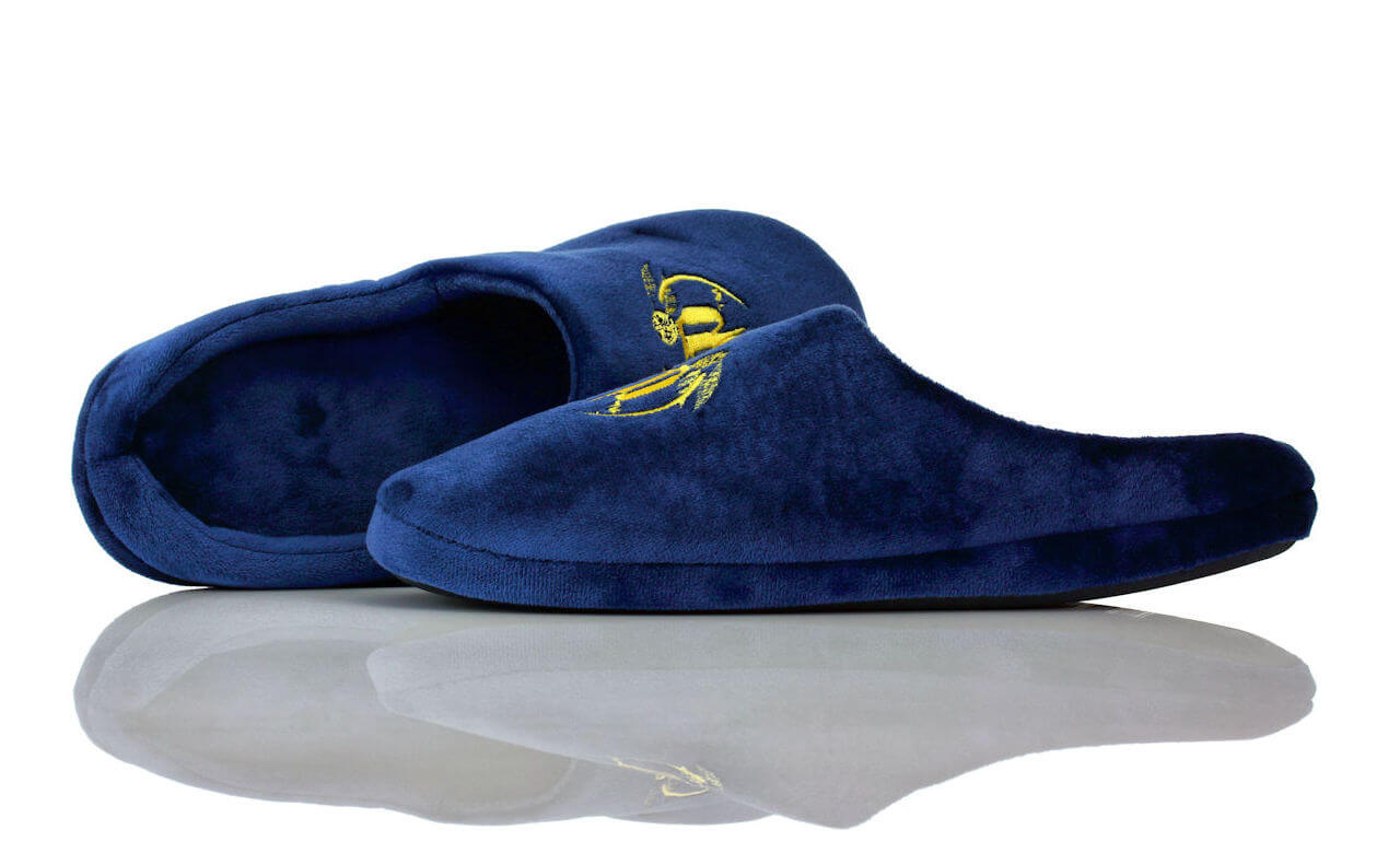 Pantoletten Blau Plüsch Harry Potter