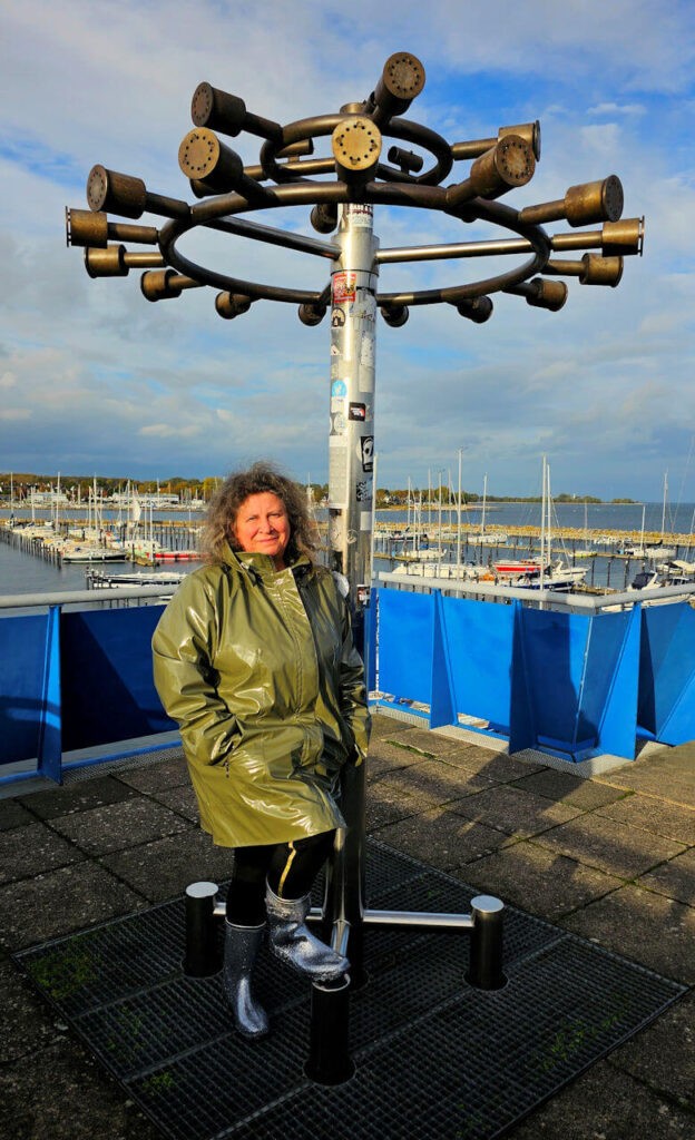 Gummistiefel Mittel Silber Glitzer Dream Pair