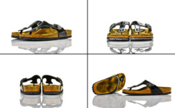 Birkenstock Gizeh Lack Schwarz