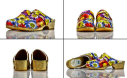 Clogs Blumen Lack Swedish Clogs
