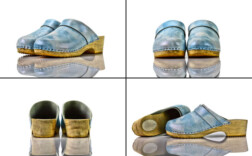 Clogs Hellblau