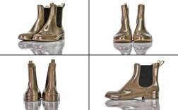 Gummistiefel Kurz Braun