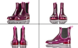 Gummistiefel Kurz Lila