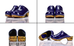 Holzclogs Lack Sanita Blau
