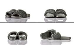 Badeschuhe Grau Fell Graceland