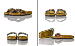 Pantoletten Multicolor Lack