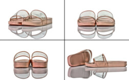 Badeschuhe Rosa Pvc Durchsichtig