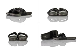 Badeschuhe Schwarz Stoff Graceland