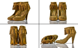 Pumps Fransen Wildleder Braun Graceland