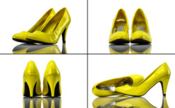 Pumps Gelb Lack