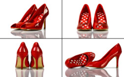 Pumps Peeptoe Rot Lack Graceland