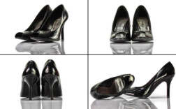 Pumps Peeptoe Schwarz Lack Graceland