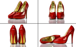 Pumps Plateau Rot Lack Italianheels