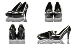 Pumps Plateau Schwarz Weiß Lack Madeleine