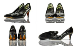 Pumps Schwarz Lack Vintage Graziano