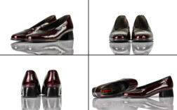 Pumps Weinrot Lack Medicus