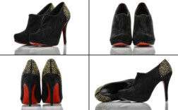 Stiefeletten Plateau Schwarz Nieten Graceland