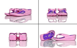 Zehentrenner Keilabsatz Rosa Pvc Viva